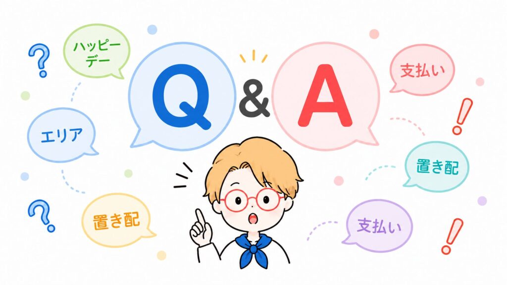 イトーヨーカドーONIGOを利用するうえでよくある質問に答えます。