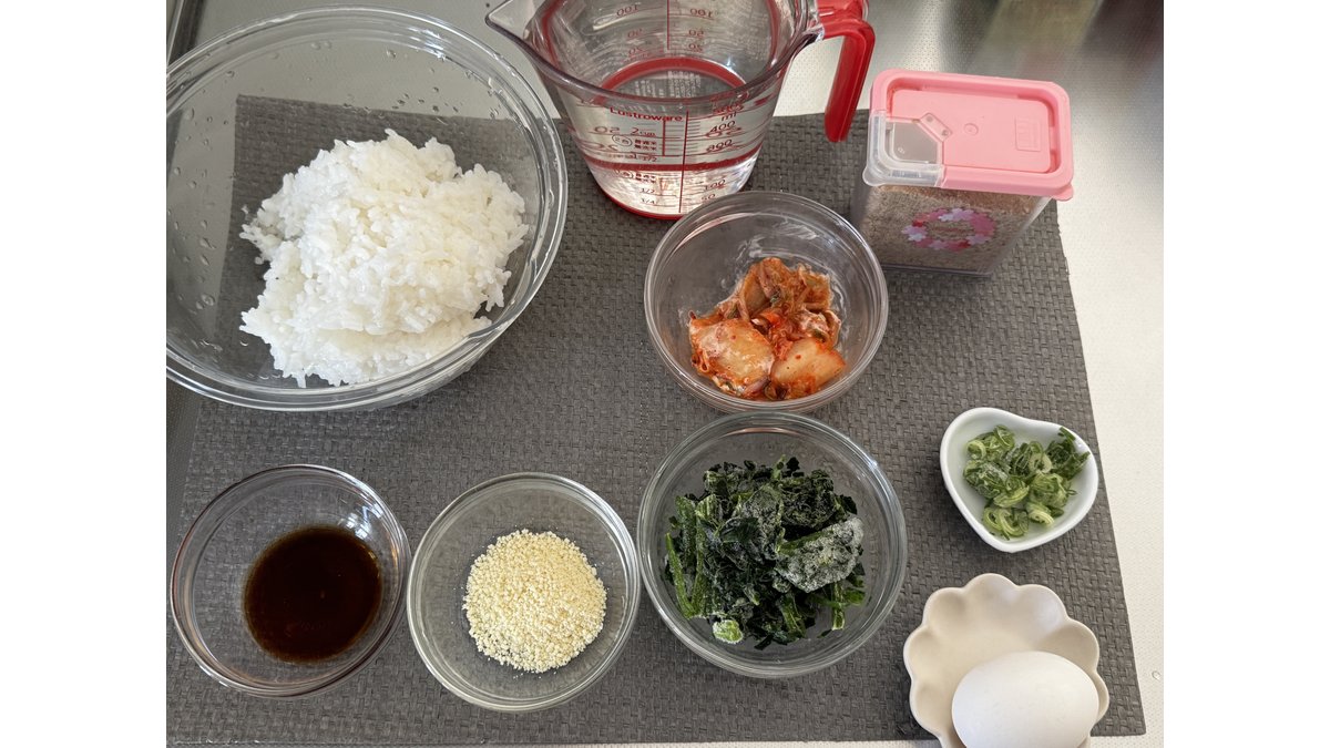 べちゃべちゃご飯のクッパに使った材料
